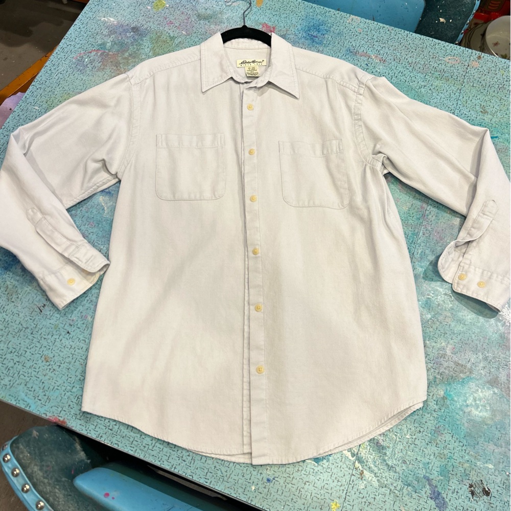 Light Blue Waffled Button Down - image 1